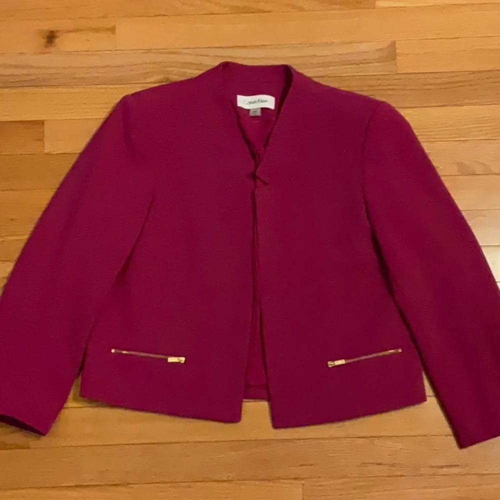 Calvin Klein Pattern Blazer - Picture 1 of 7